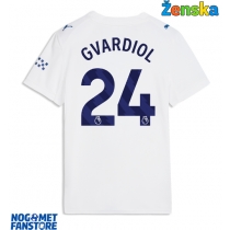 Manchester City Josko Gvardiol #24 Rezervni Dres za Ženska 2026-27 Kratak Rukav
